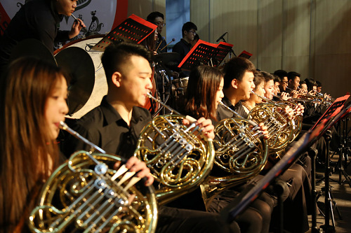 山东艺术学院青年交响管乐团新年音乐会顺利举行